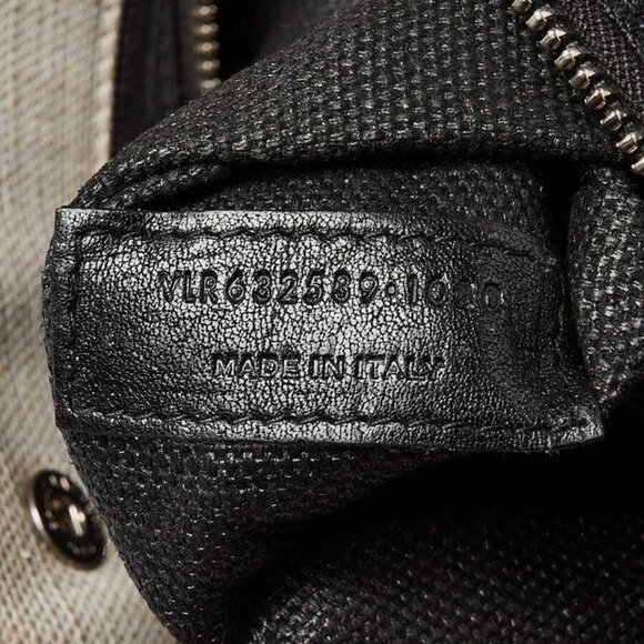 Yves Saint Laurent Natural Linen And Leather Rive Gauche North/South Tote Bag - Picture 4 of 10